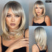 Blonde Shoulder Length Synthetic Wig