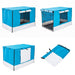 Blue Cage Cover Enclosure For Wire Dog Crate 30in