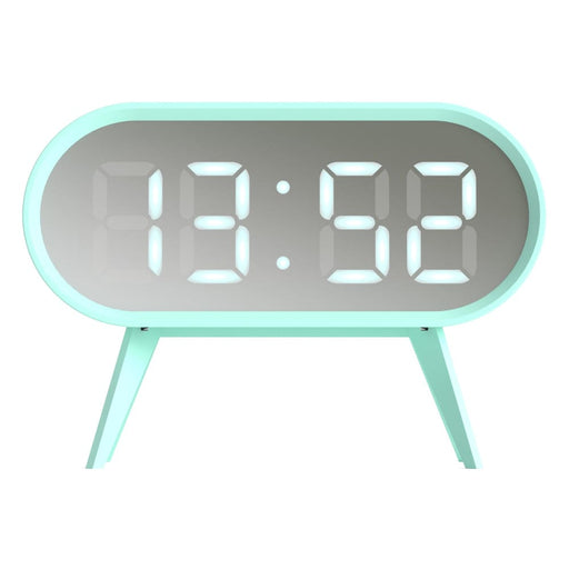 Blue Cyborg Led Alarm Clock For Gate Space El