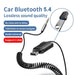 Bluetooth 5.4 Adapter Car Receiver Support u Disk Play Aux