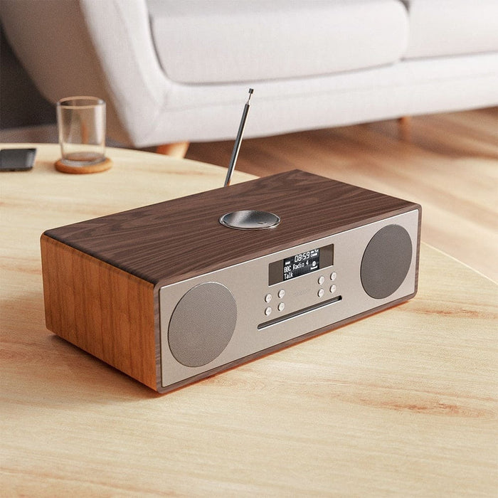 Bluetooth Dab Radio And Cd Player Walnut