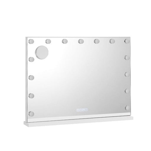 Bluetooth Makeup Mirror 80x58cm Hollywood With Light