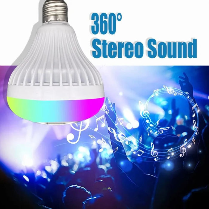 Bluetooth Speaker Led Music Light Bulb Rgb Colour Changing