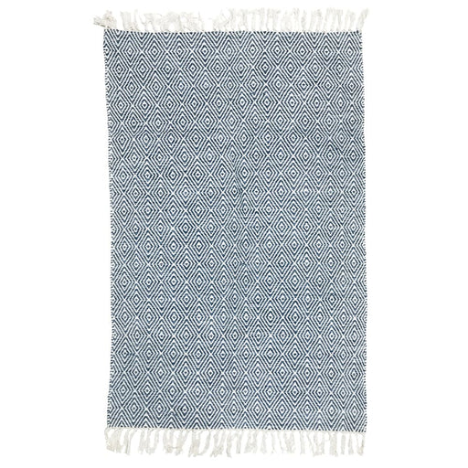 Blue/white Kilim Rug 90x150 Cm