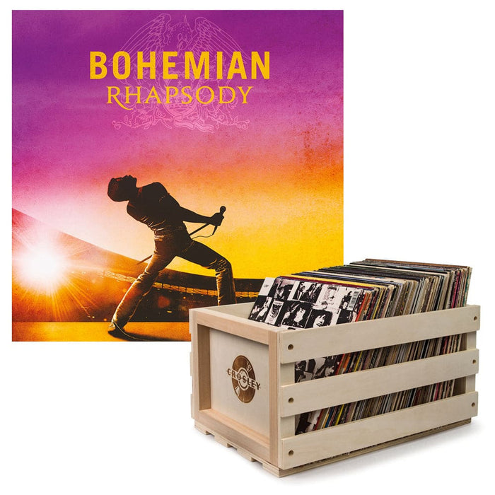 Bohemian Rhapsody Vinyl Bundle With Record Crate