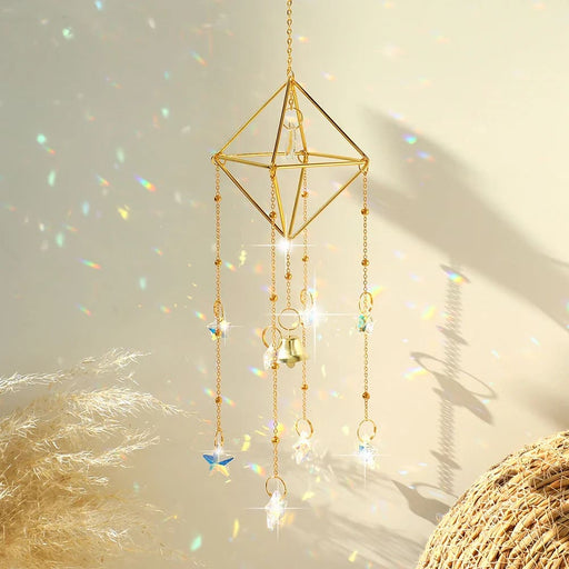 Boho Crystal Wind Chimes For Window Or Garden Decor