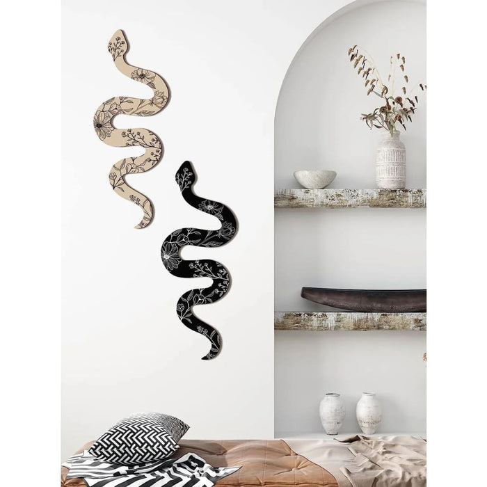 Boho Snake Wall Decor For Bedroom Or Living Room