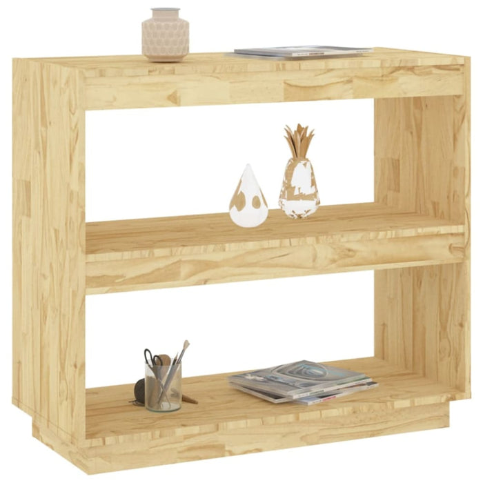 Book Cabinet 80x35x71 Cm Solid Pinewood Nobnik