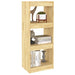 Book Cabinet Room Divider 40x30x103.5 Cm Solid Pinewood