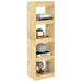 Book Cabinet Room Divider 40x30x135.5 Cm Pinewood Nbnoat