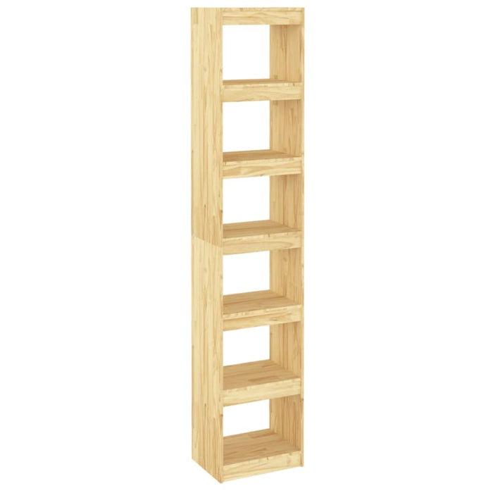 Book Cabinet Room Divider 40x30x199 Cm Solid Pinewood Nbnopt