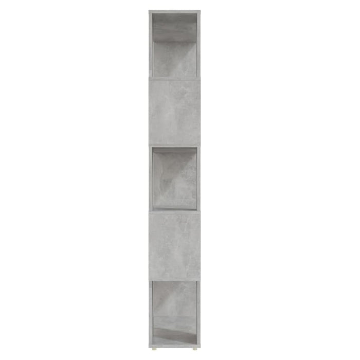 Book Cabinet Room Divider Concrete Grey 80x24x155 Cm