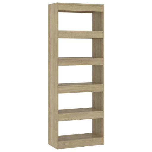 Book Cabinet Room Divider Sonoma Oak 60x30x166 Cm