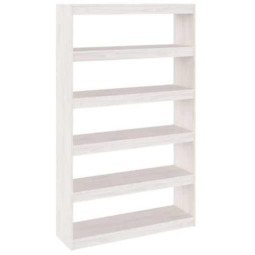 Book Cabinet Room Divider White 100x30x167.5 Cm Solid