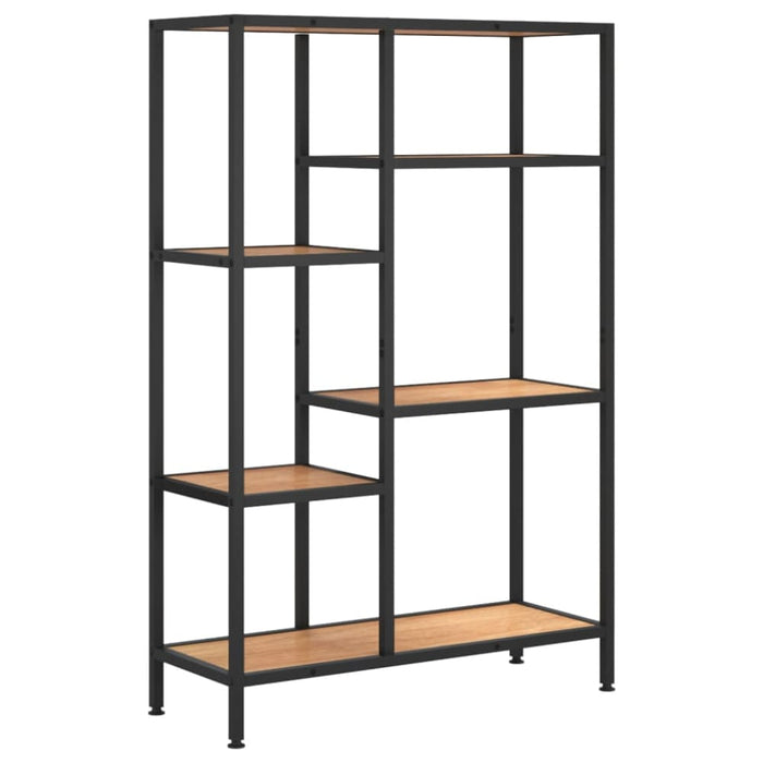 Book Shelf 80x30x120 Cm Steel And Engineered Wood Ttltpi