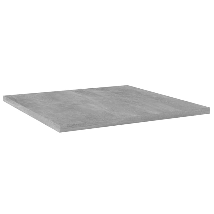 Bookshelf Boards 4 Pcs Concrete Grey Chipboard Nbpoin