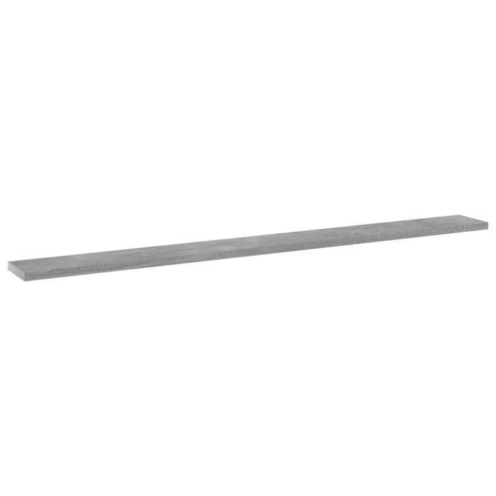 Bookshelf Boards 4 Pcs Concrete Grey Chipboard Nbptib