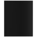 Bookshelf Boards 4 Pcs Glossy Look Black Chipboard Nbpokn
