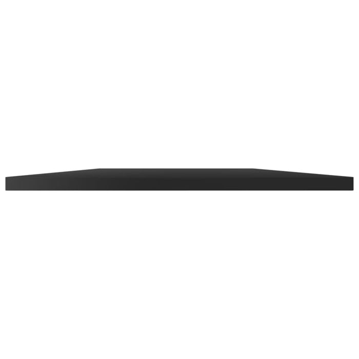 Bookshelf Boards 4 Pcs Glossy Look Black Chipboard Nbpokn