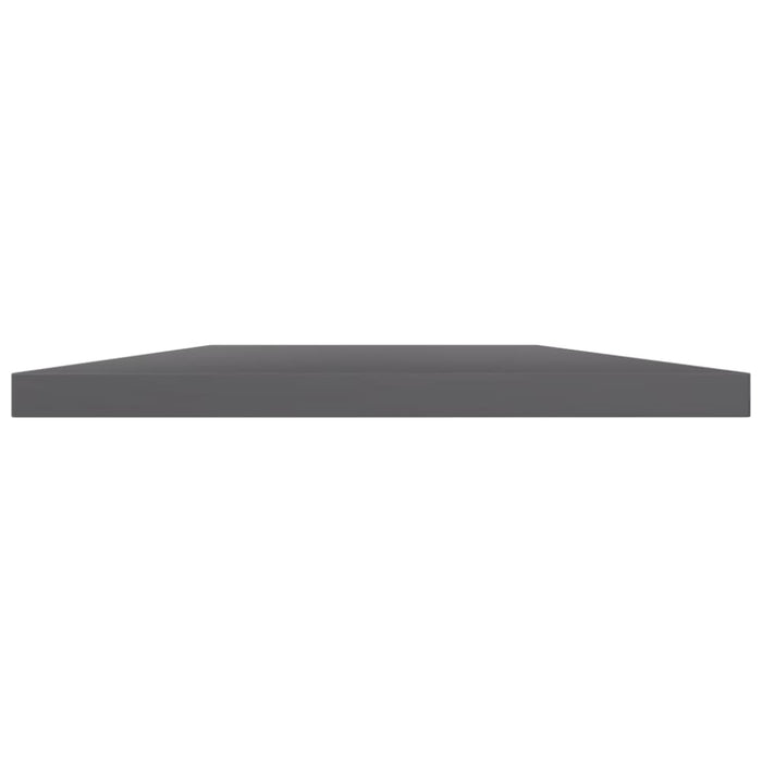 Bookshelf Boards 4 Pcs Glossy Look Grey Chipboard Nbpoln