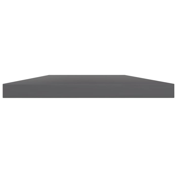 Bookshelf Boards 4 Pcs Glossy Look Grey Chipboard Nbpopx