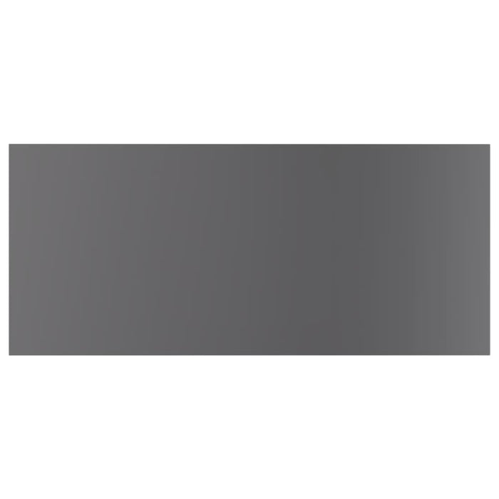 Bookshelf Boards 4 Pcs Glossy Look Grey Chipboard Nbptxn
