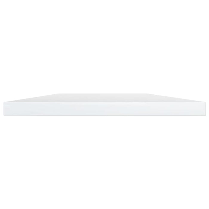 Bookshelf Boards 4 Pcs Glossy Look White Chipboard Nbpxaa
