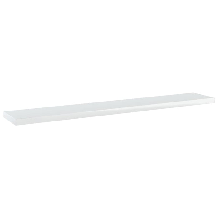 Bookshelf Boards 4 Pcs Glossy Look White Chipboard Nbpxox