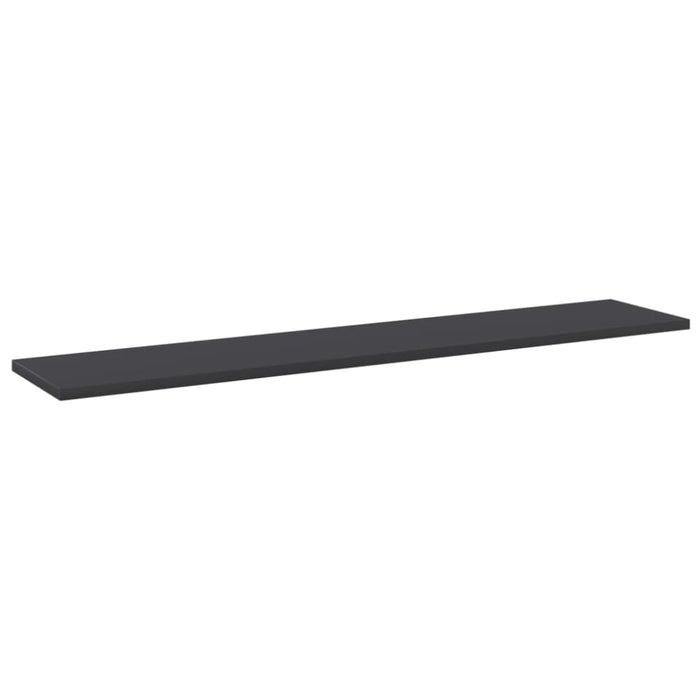 Bookshelf Boards 4 Pcs Grey Chipboard Nbptnx