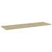 Bookshelf Boards 4 Pcs Sonoma Oak Chipboard Nbpabb