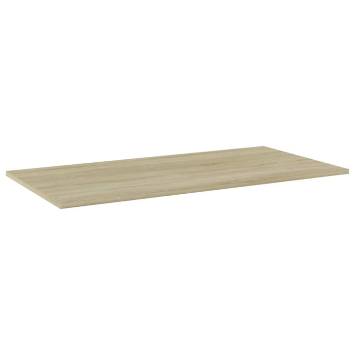 Bookshelf Boards 4 Pcs Sonoma Oak Chipboard Nbptba