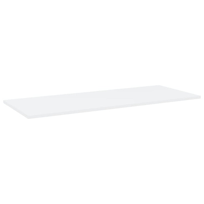 Bookshelf Boards 4 Pcs White Chipboard Nbpaob
