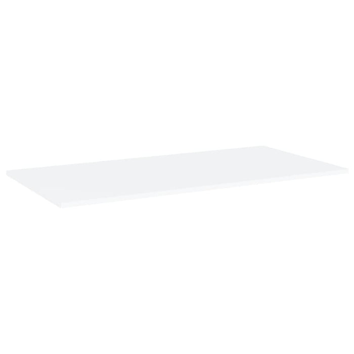 Bookshelf Boards 8 Pcs White Chipboard Nbptop