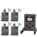 Boomx-u Qua 4 Channels Uhf Wireless Lavalier Microphone