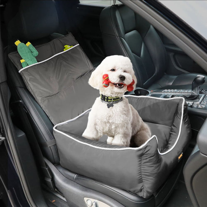 Dog Car Booster Seat Belt Pet Backrest Safe Protector