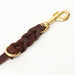 3m Braided Real Leather Dog Leash