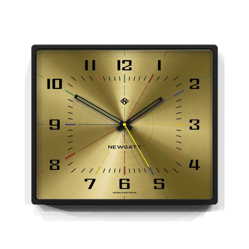 Brass Box Office Wall Clock