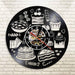 Bread Sweets Cupcake Wall Art Clock Bakery Sign Pastry