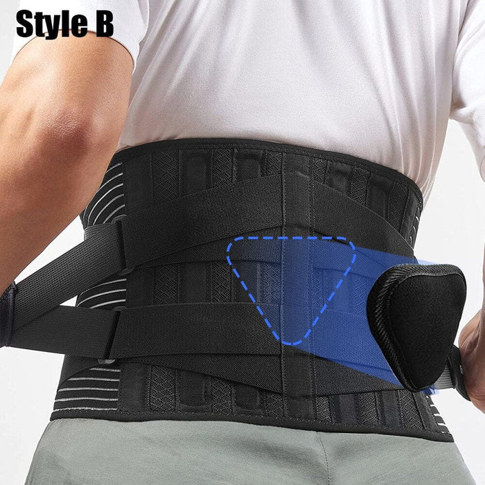 Breathable Adjustable Knitted Lumbar Support Belt For Men