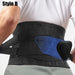 Breathable Adjustable Knitted Lumbar Support Belt For Men