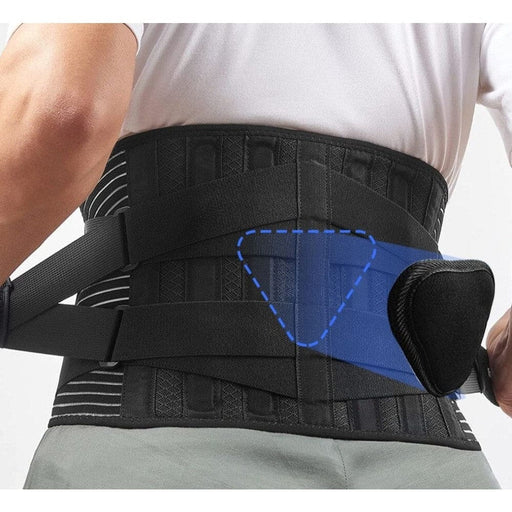 Breathable Adjustable Knitted Lumbar Support Belt For Men