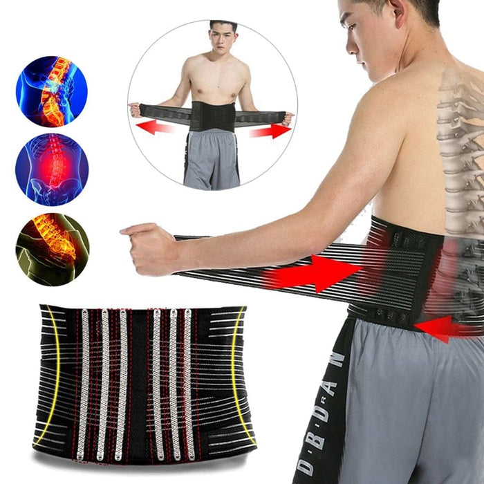 Adjustable Lightweight Breathable Lower Back Brace Belt Pain