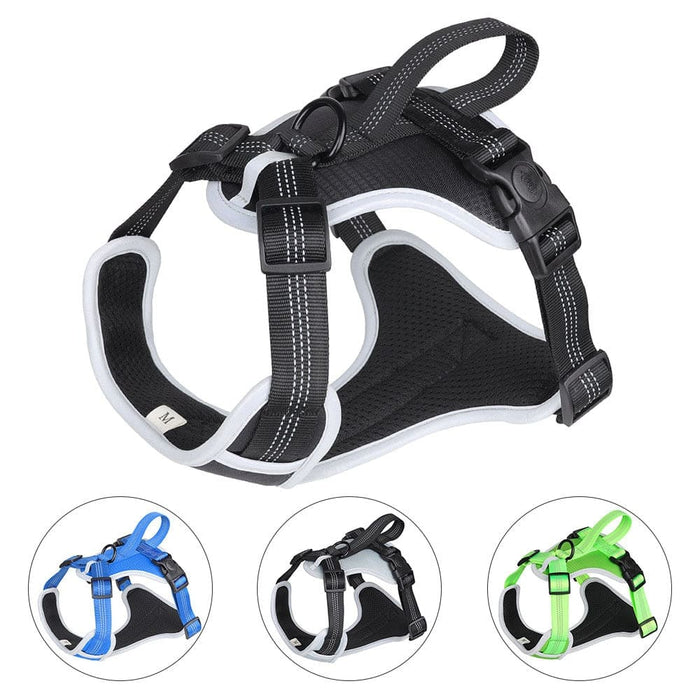 Breathable Mesh Reflective & Adjustable Dog Harness