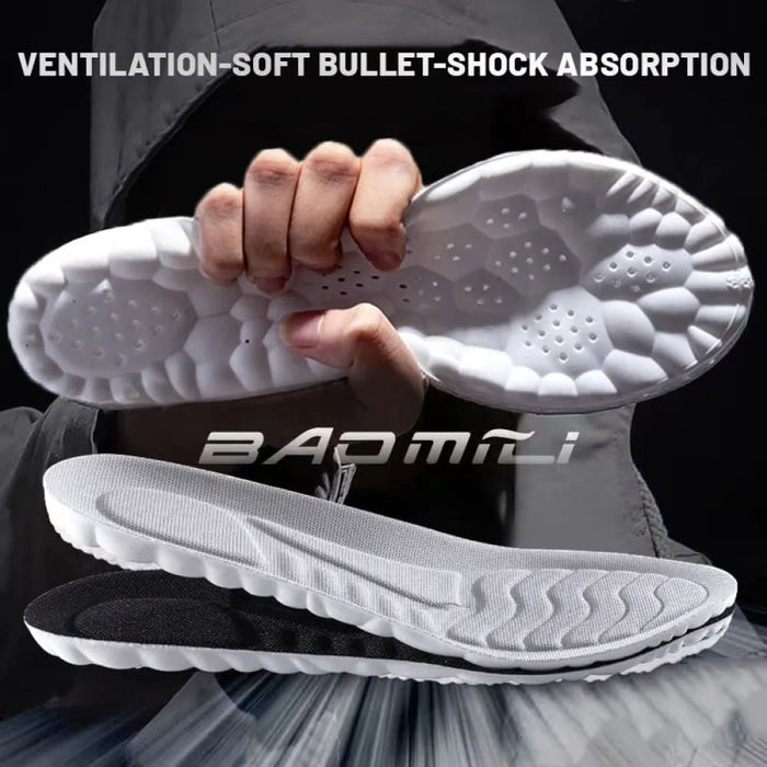 Breathable Shock Absorbing Insoles For Active Feet