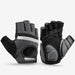 Breathable Sbr Shockproof Fingerless Moto Gloves