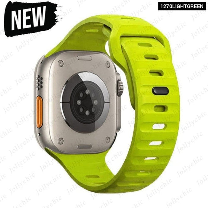 Breathable Silicone Band Strap For Apple Watch