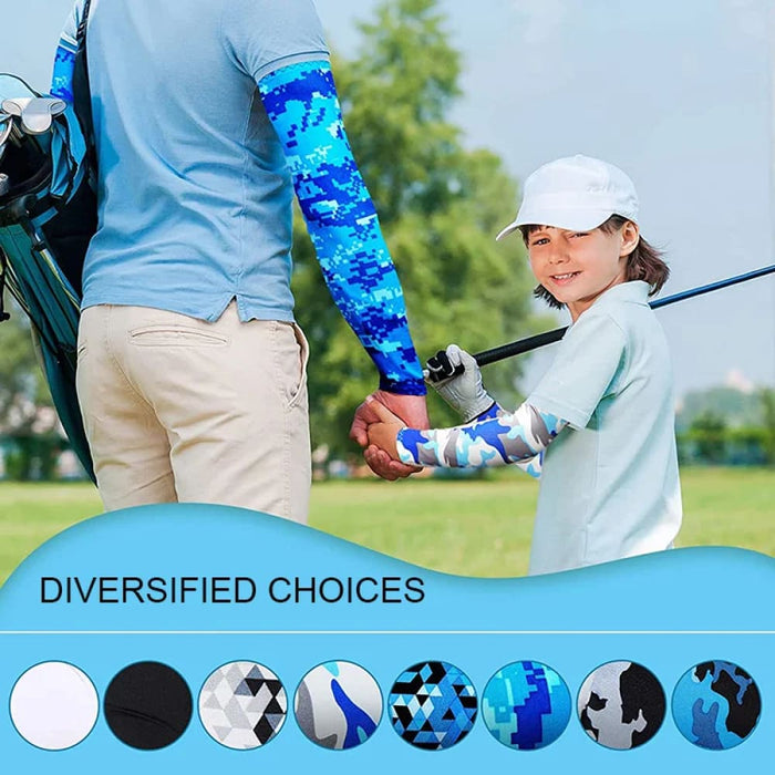 Breathable Sun Protection Arm Sleeves For Outdoor Sports