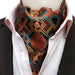 British Gentleman Tie Set Jacquard Paisley Cashew Cravat