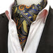 British Gentleman Tie Set Jacquard Paisley Cashew Cravat