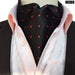 British Gentleman Tie Set Jacquard Paisley Cashew Cravat